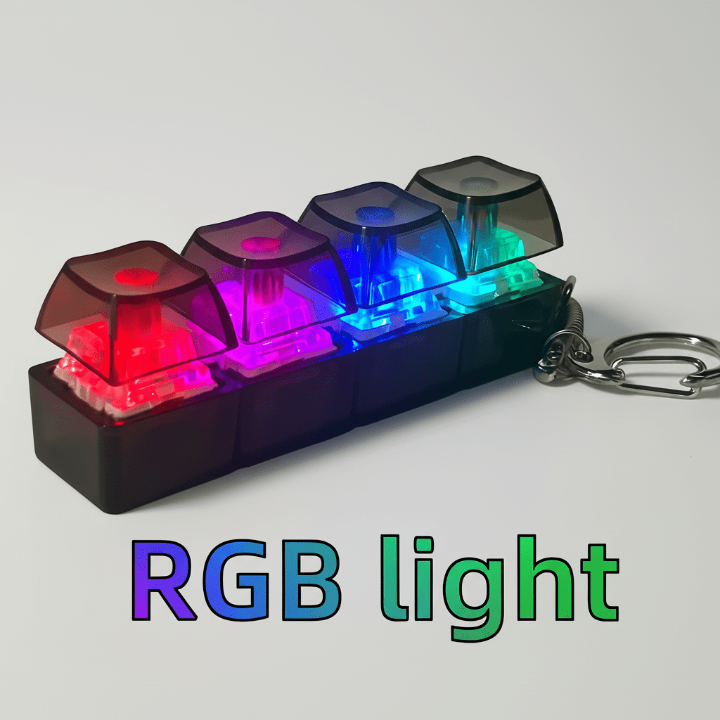 RGB Keyboard Keychain - TheGiftLabs